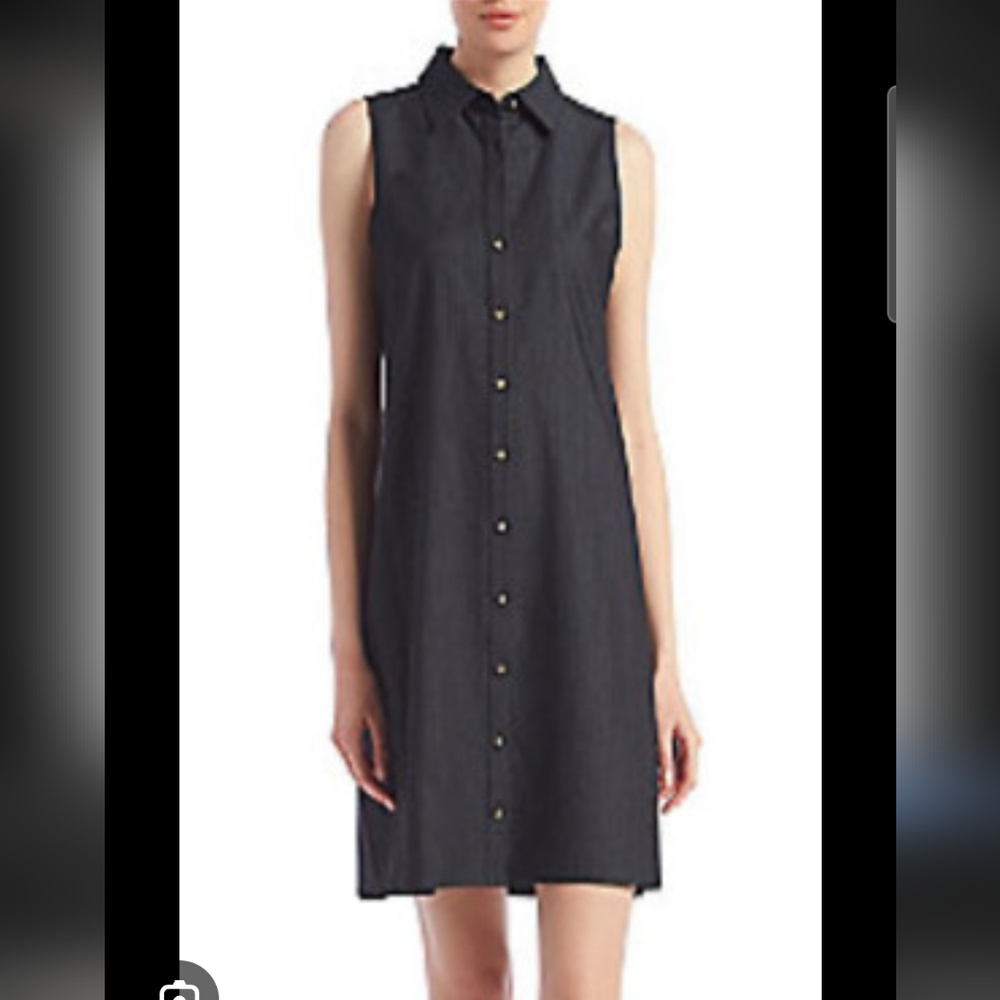 Calvin Klein Dark Denim Sleeveless Dress